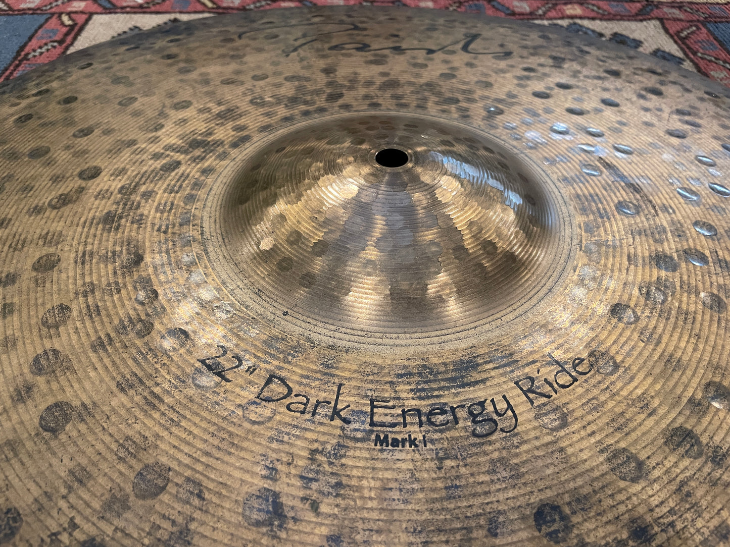 22" Paiste Signature Dark Energy Ride Mark I Cymbal 3044g