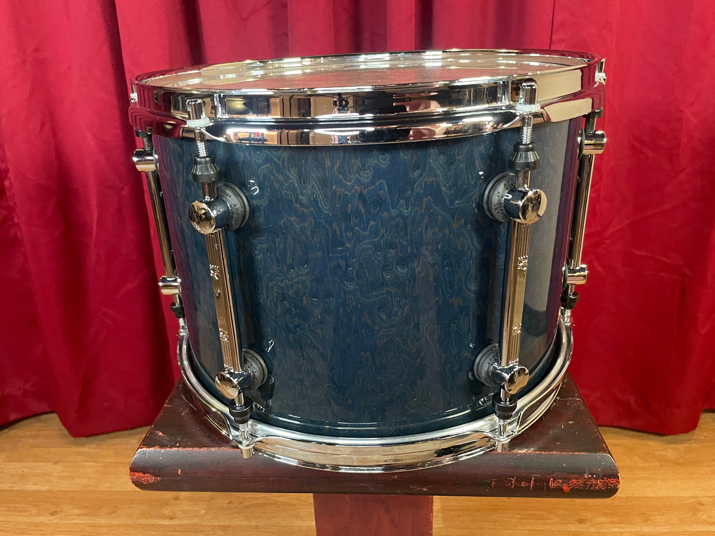 2003 Sonor Designer Series Maple Light 9x13 Tom Drum Stain Blue DT-D1309ML NOS
