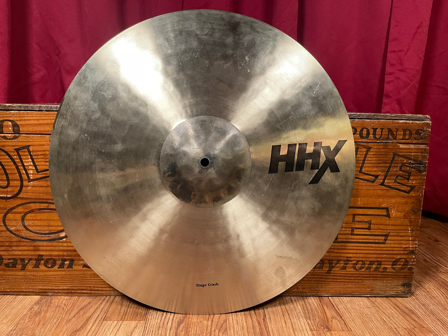 19" Sabian HHX Stage Crash Cymbal 1622g *Video Demo*