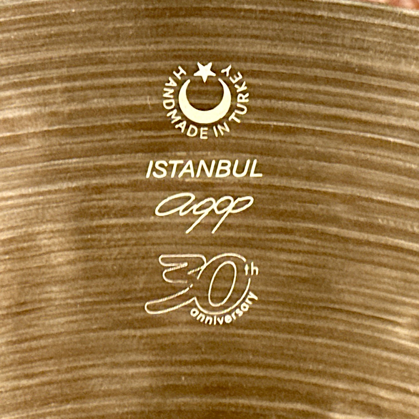 16" Istanbul Agop 30th Anniversary Hi-Hat Cymbal Pair 1074g/1264g *Video*