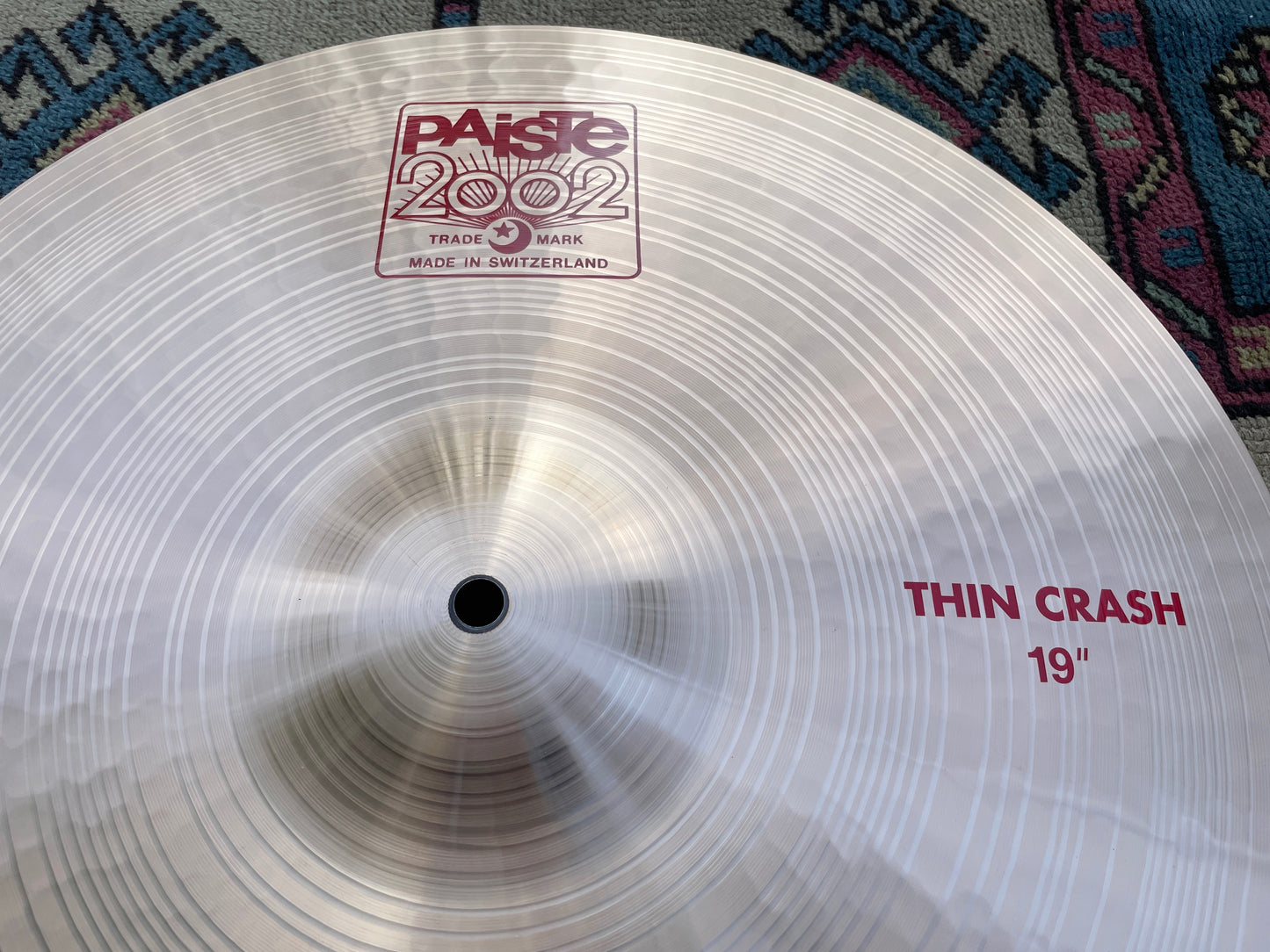 19" Paiste 2002 Thin Crash Cymbal 1510g *Video Demo*
