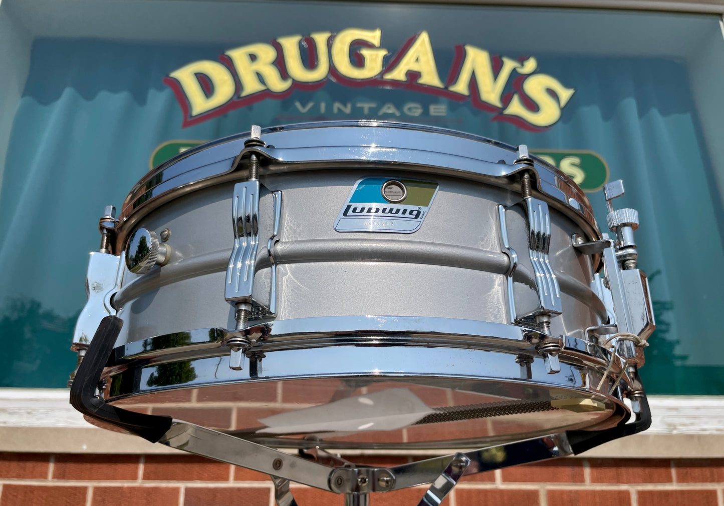 1970s-1980s Ludwig 5x14 LM404 Acrolite Snare Drum