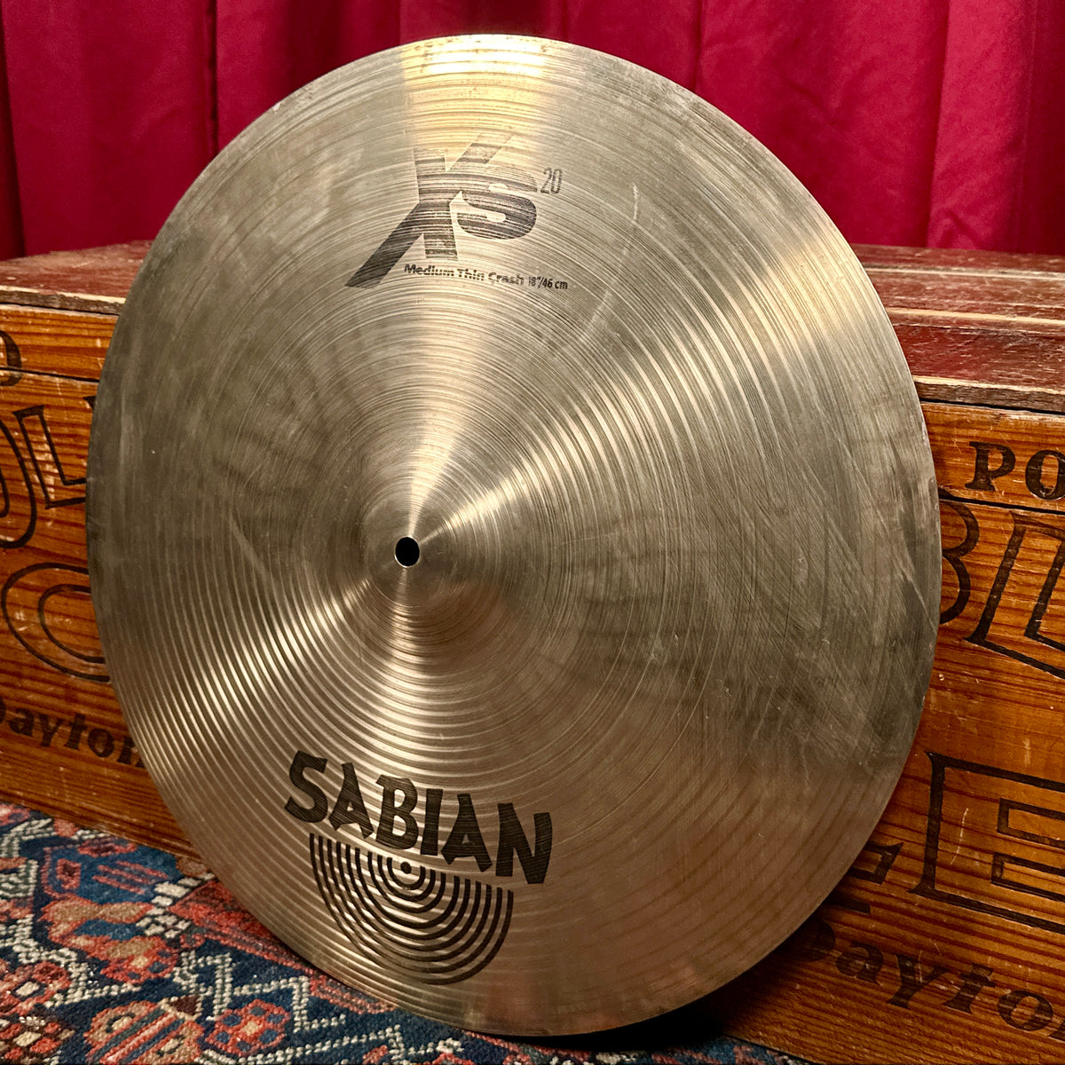 18" Sabian XS20 Medium Thin Crash Cymbal 1574g *Video*