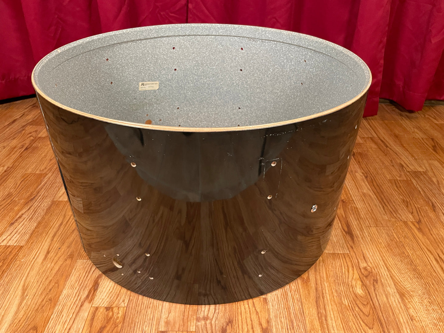 Early 1970s Rogers 14x24 Bass Drum Shell Black