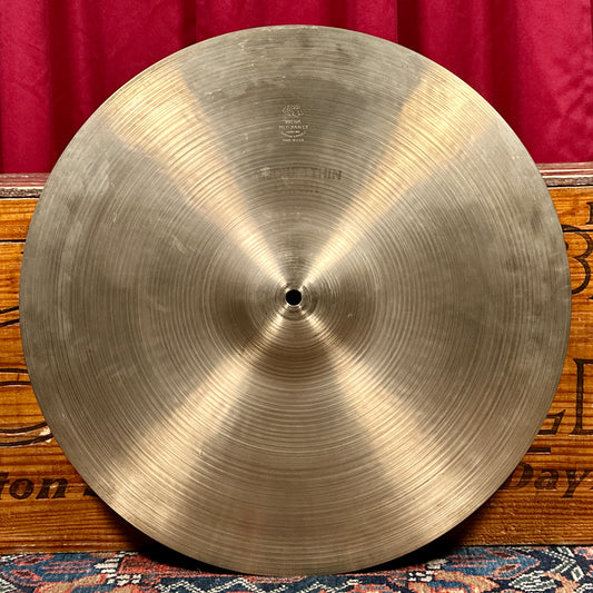 18" Zildjian A 1970s-1980s Hollow Logo Medium Thin Crash 1384g *Video*
