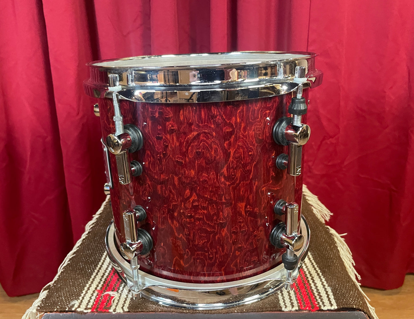 Sonor Designer Series 10" Maple Light Tom Single Stain Red 9x10 10x9
