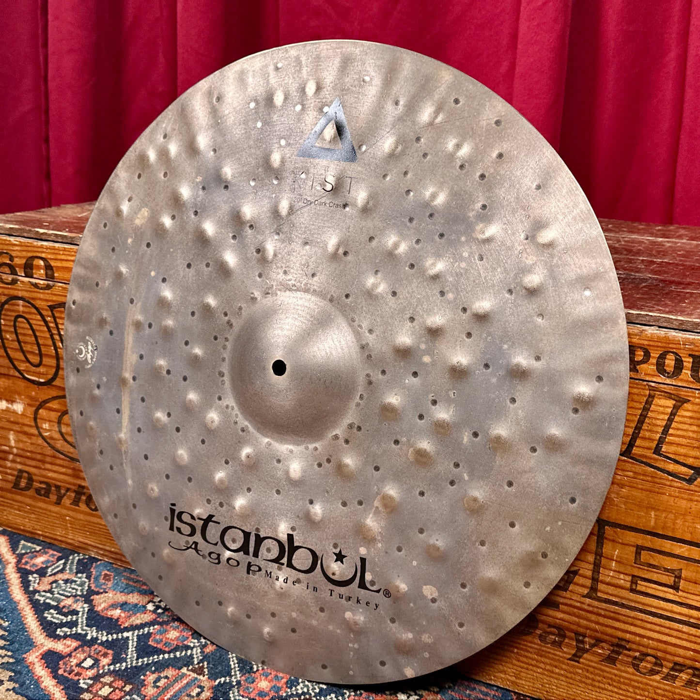 20" Istanbul Agop Xist Dry Dark Crash Cymbal 1332g *Video Demo*