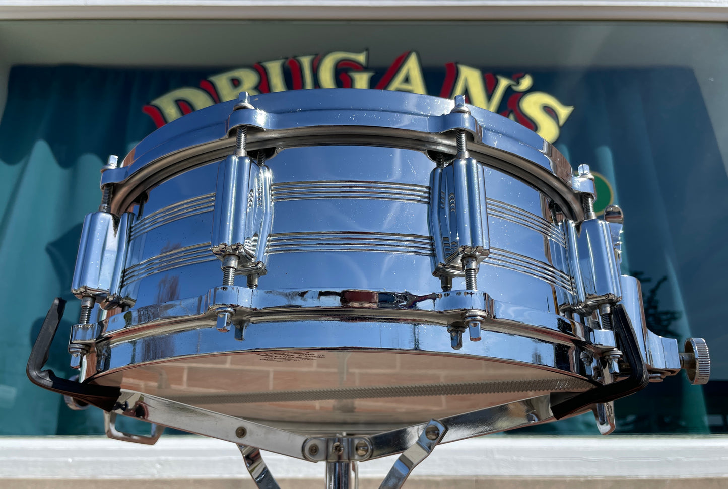 1980s Tama 5x14 No. 8005 Imperialstar King Beat Seamless Steel Snare Drum