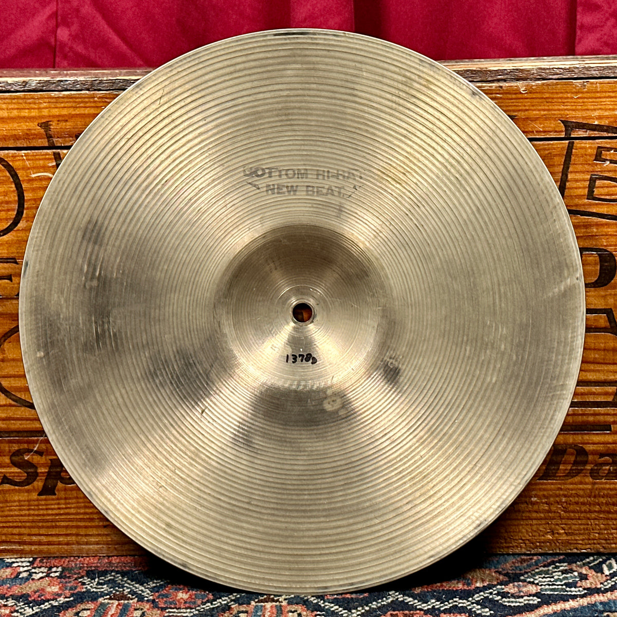 14" Zildjian A 1970s New Beat Hi-Hat Cymbal Pair 858g/1378g *Video*