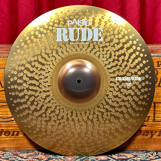 19" Paiste RUDE Crash/Ride Cymbal 2124g *Video*