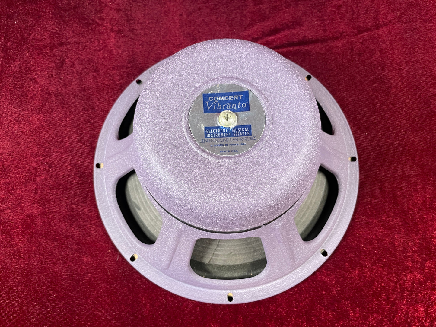 1973 Jensen 12" 60W Concert Vibranto MI-120 Speaker 8 Ohm MI120 (Stock #26)