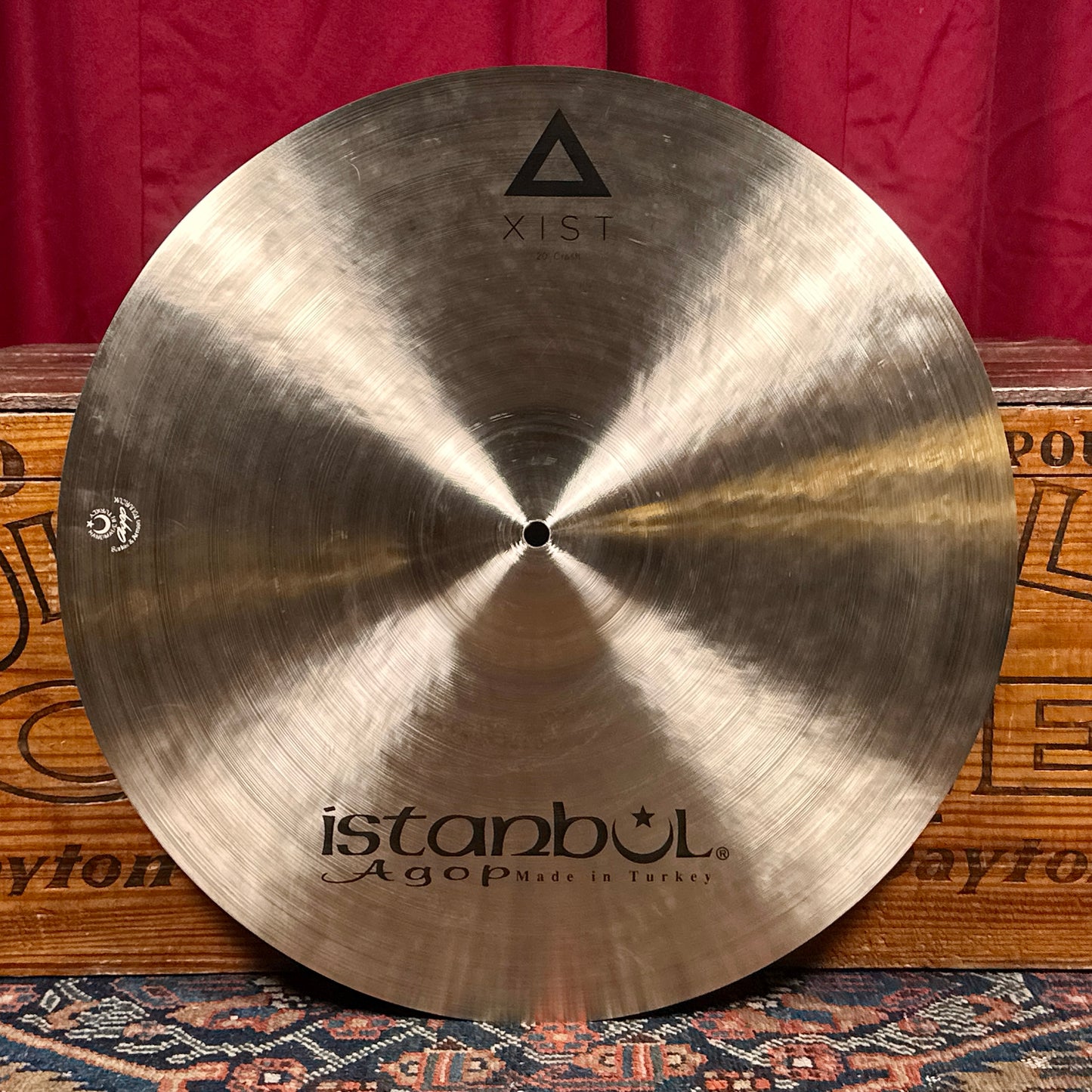 20" Istanbul Agop Xist Natural Crash Cymbal 1812g *Video Demo*