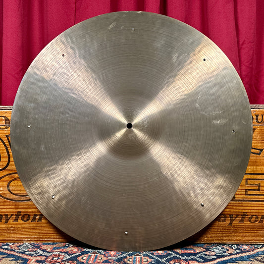 22" Cymbal & Gong 11th Anniversary Ride Cymbal w/ 8 Rivets 2400g *VIdeo*