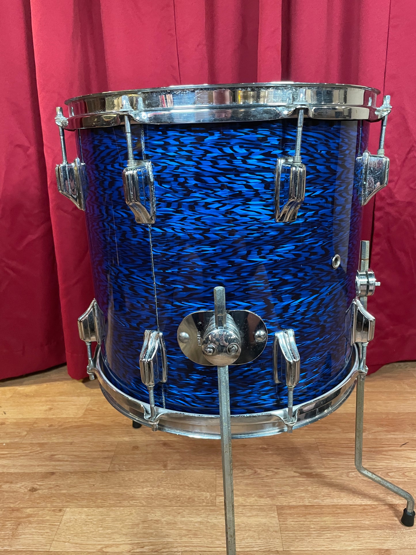 Rogers Clone 14" Floor Tom Blue Onyx 13x14