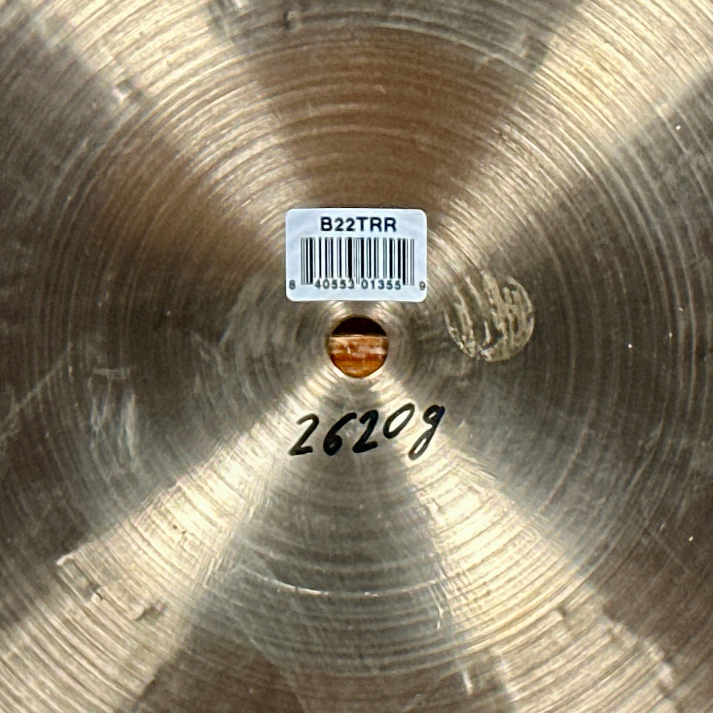22" Meinl Byzance Jazz Tradition Ride Cymbal 2620g