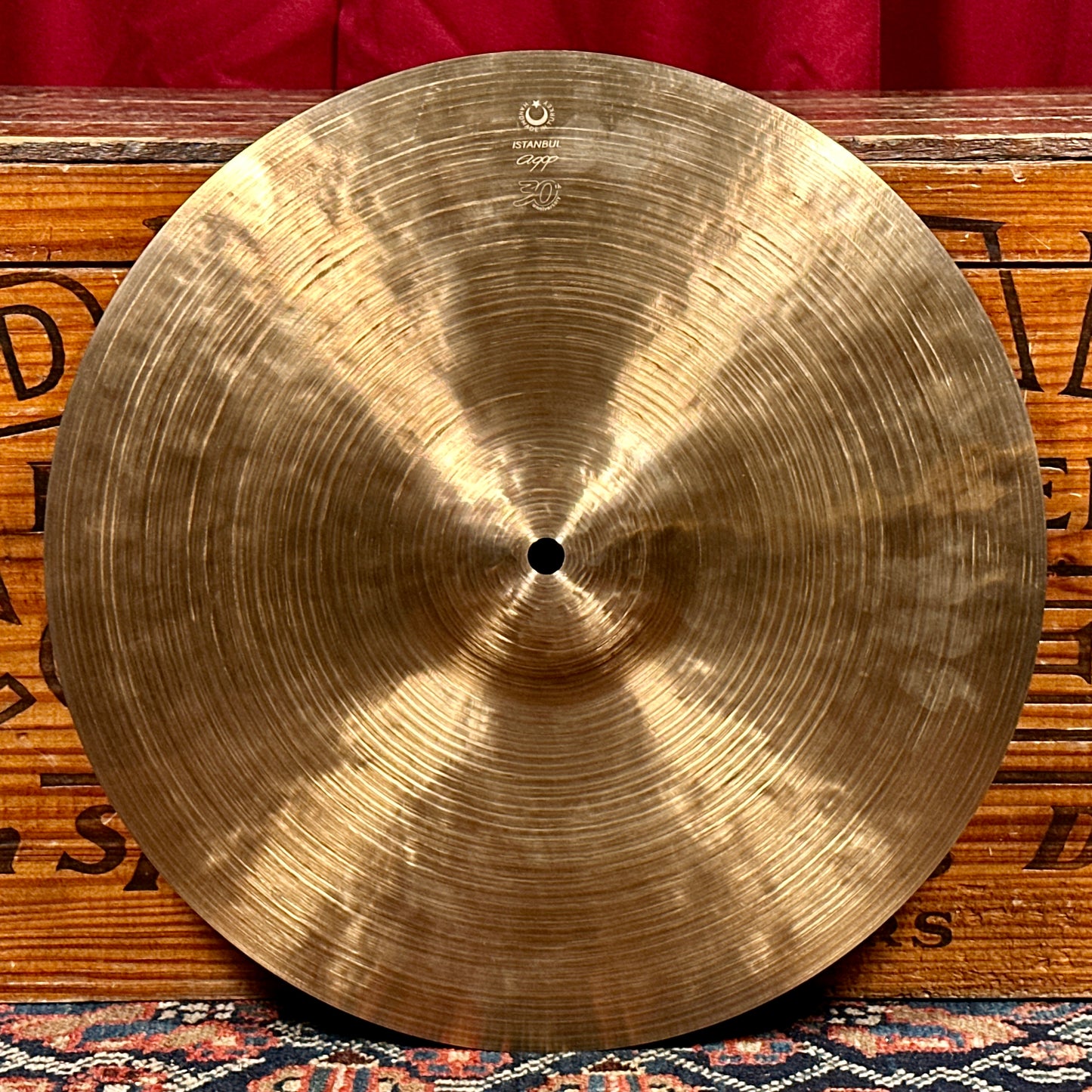 14" Istanbul Agop 30th Anniversary Hi-Hat Cymbal Pair 712g/720g *Video Demo*