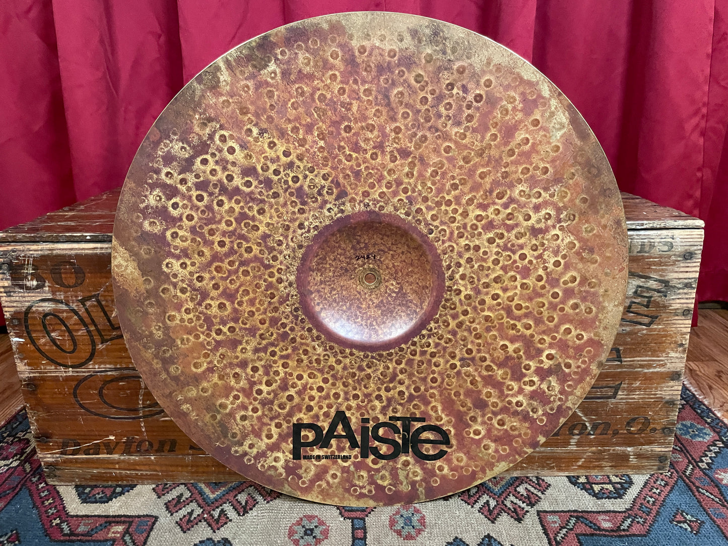 21" Paiste Signature Dark Dry Ride Cymbal Mark I 2424g *Video Demo*