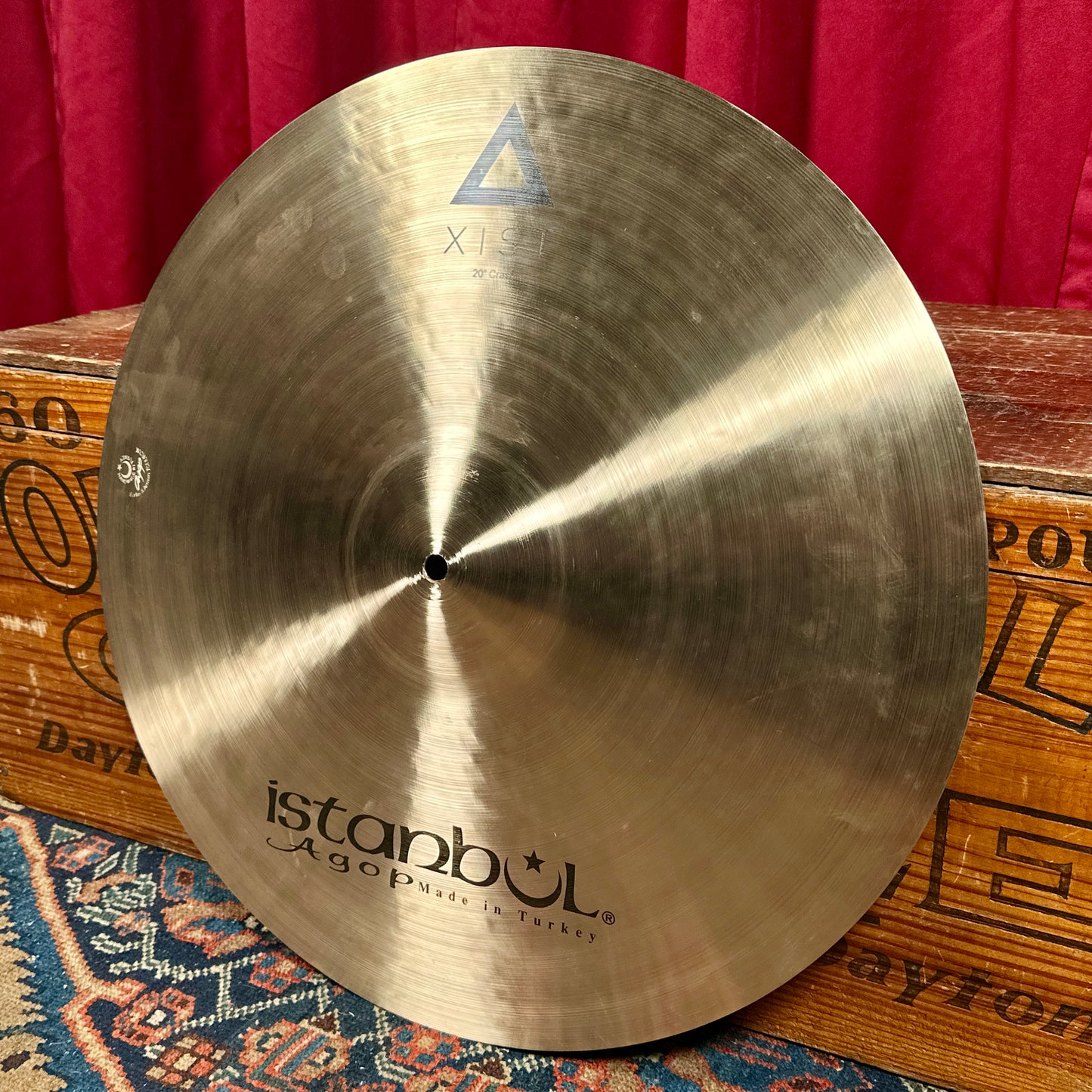 20" Istanbul Agop Xist Natural Crash Cymbal 1814g *Video Demo*