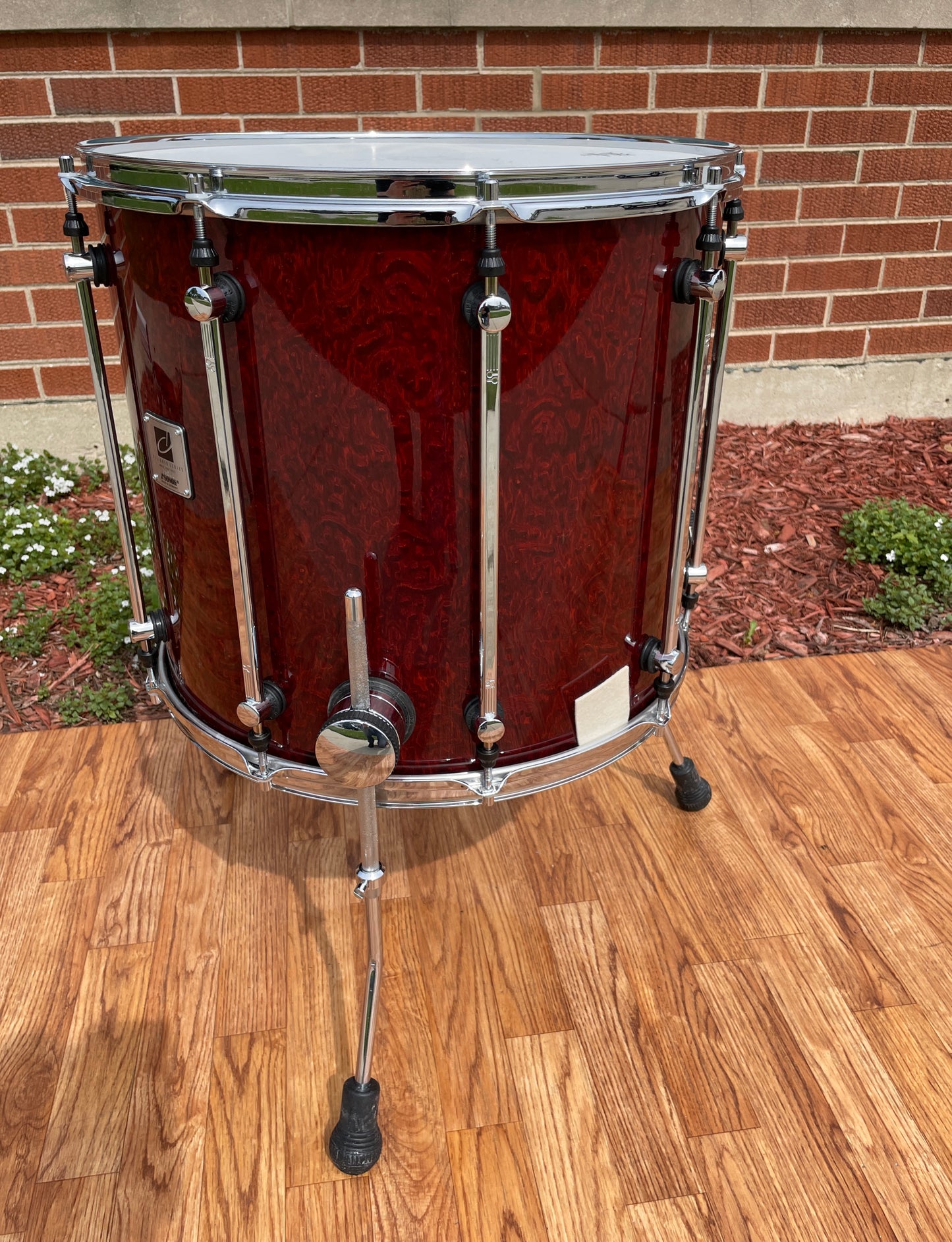 Sonor Designer Series 18" Maple Light Floor Tom Stain Red 16x18 18x16