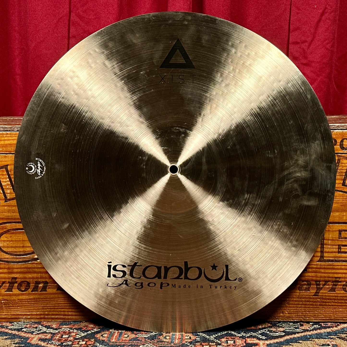 20" Istanbul Agop Xist Natural Crash Cymbal 1730g *Video*
