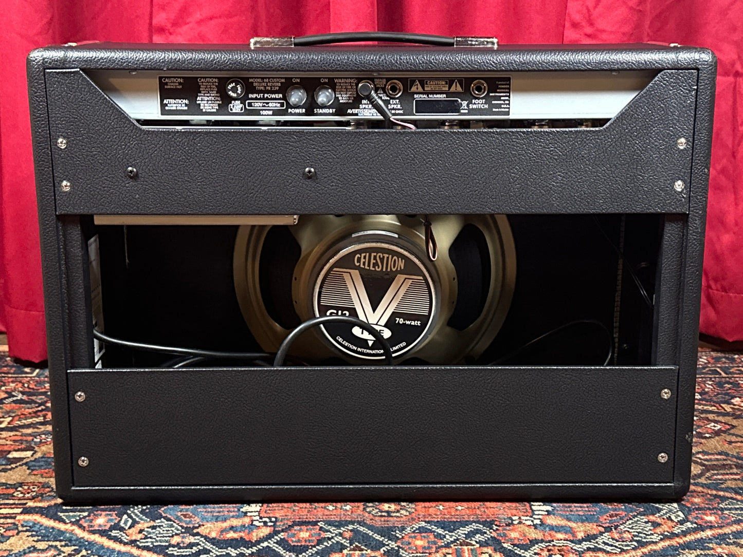 Fender '68 Custom Deluxe Reverb 1x12 Combo Amplifier