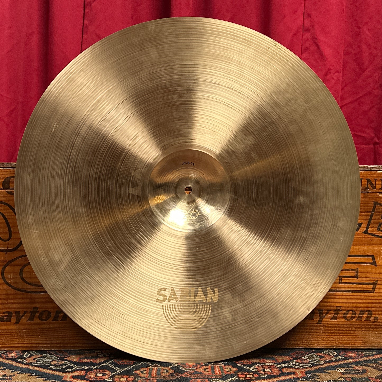 22" Sabian Paragon Neil Peart Ride Cymbal 3682g *Video Demo*