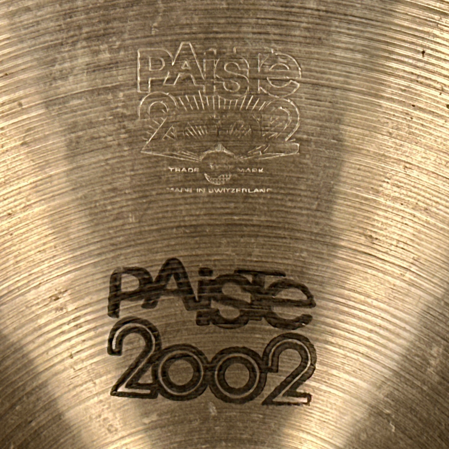 16” Paiste 1976 Black Label 2002 Crash Cymbal 1120g *Video Demo*
