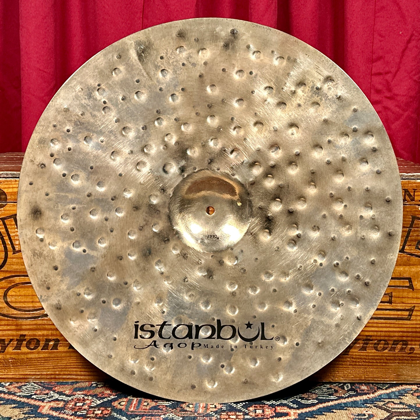 22" Istanbul Agop Xist Dry Dark Brilliant Crash Cymbal 1772g *Video Demo*