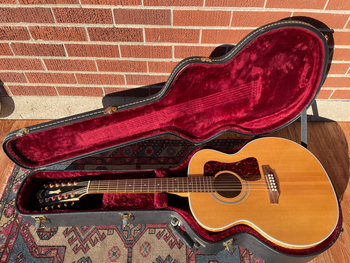 1995 Guild JF30-12-BL 12-String Jumbo Acoustic Guitar w/ OHSC Blonde