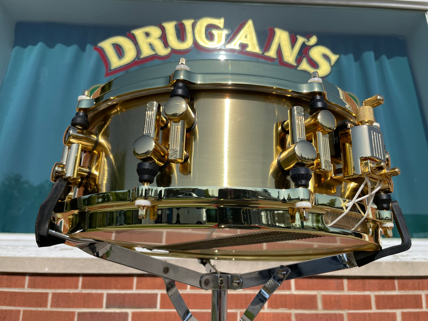 Sonor Artist Series 5x14 Brass Snare Drum Gold