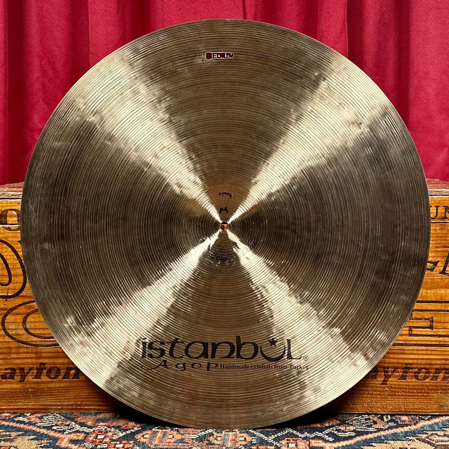22" Istanbul Agop Traditional Medium Jazz Ride Cymbal 2490g *Video Demo*