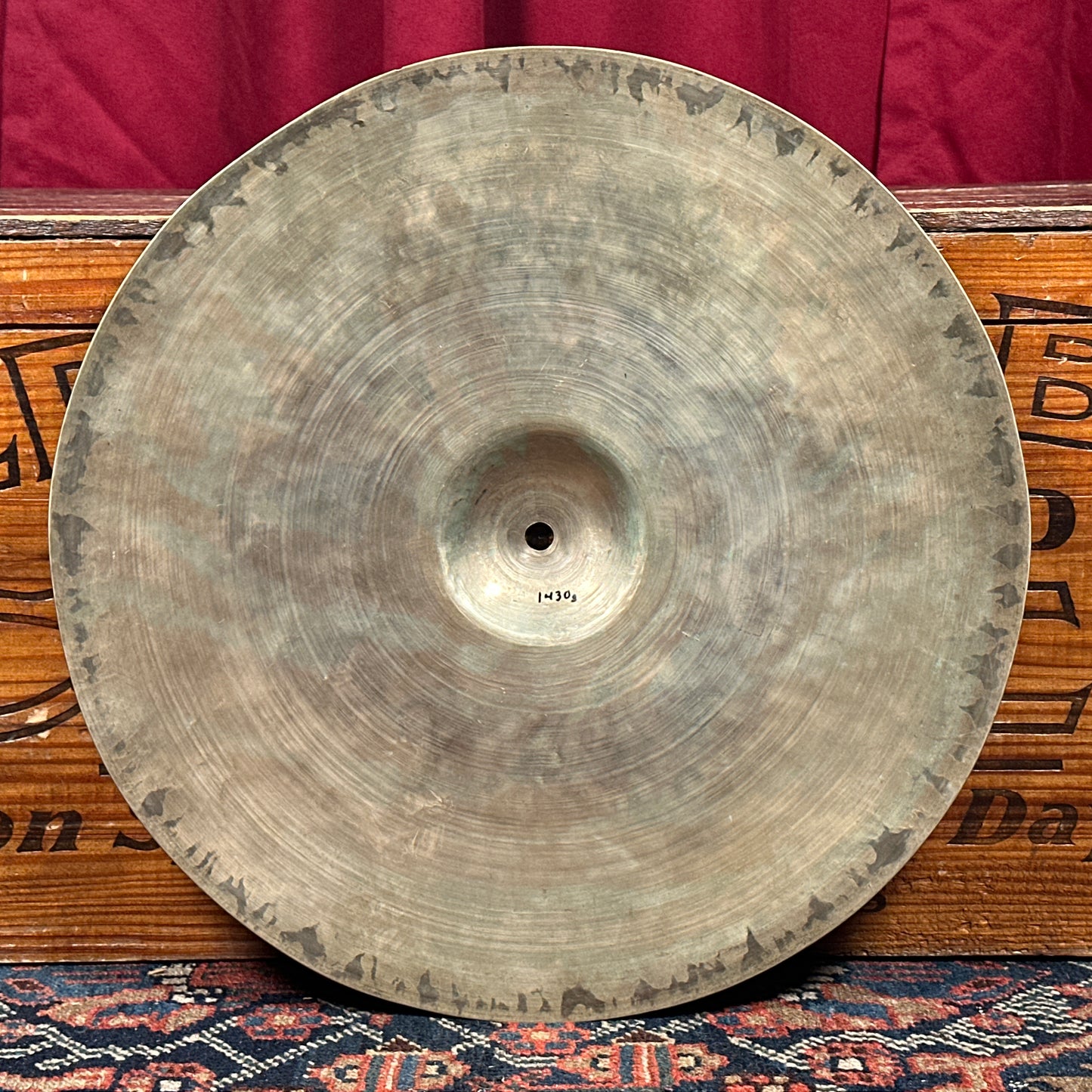 16" K. Zildjian Constantinople 1910-1925 Trap Ride Cymbal 1430g *Video Demo*