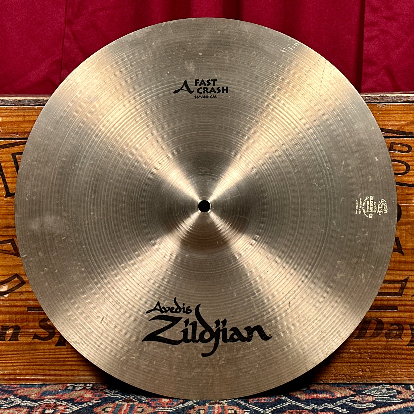 16" Zildjian A Fast Crash Cymbal 950g *Video*