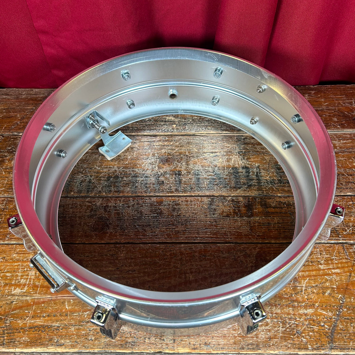1960s Ludwig Acrolite No. 404 5x14 Snare Drum COB Brass Hoops