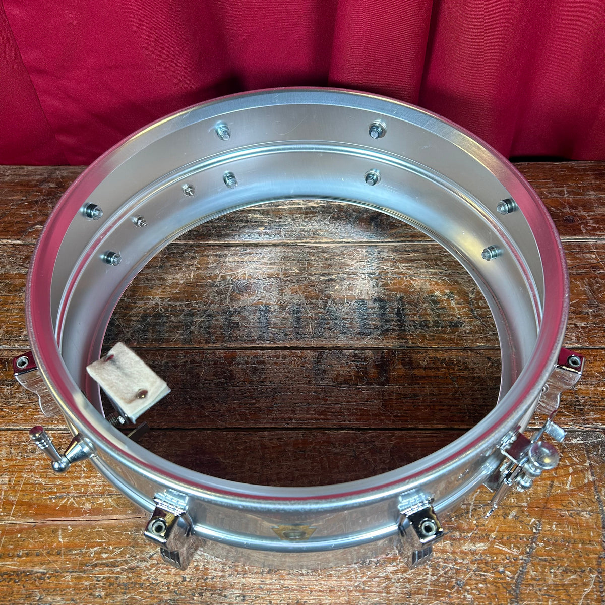 1960s Ludwig Acrolite No. 404 5x14 Snare Drum COB Brass Hoops