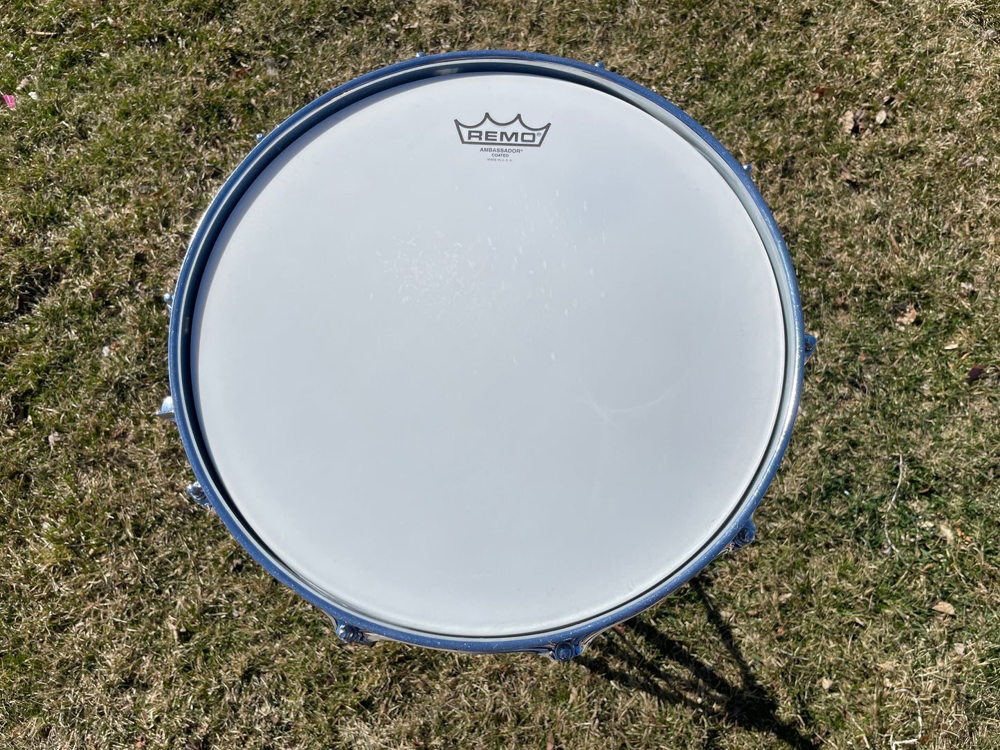 1960s Ludwig 5x14 Pre-Serial Super 400 Supraphonic Chrome Over Brass Snare Drum COB
