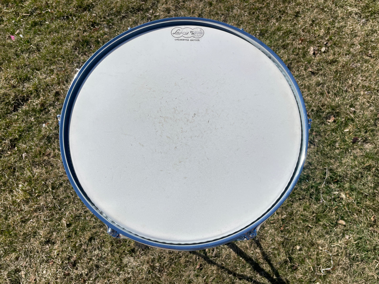 1960s Ludwig 5x14 Pioneer No. 491 Snare Drum Green Sparkle