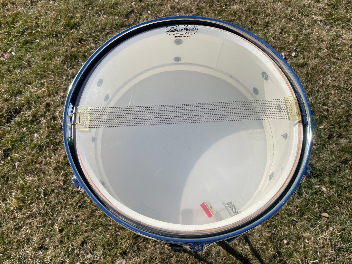 1960s Ludwig 5x14 Pioneer No. 491 Snare Drum Green Sparkle