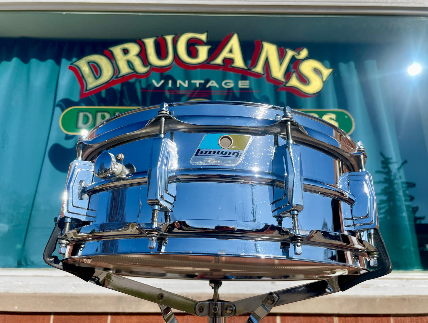 1970s Ludwig 5x14 Supraphonic LM400 Snare Drum