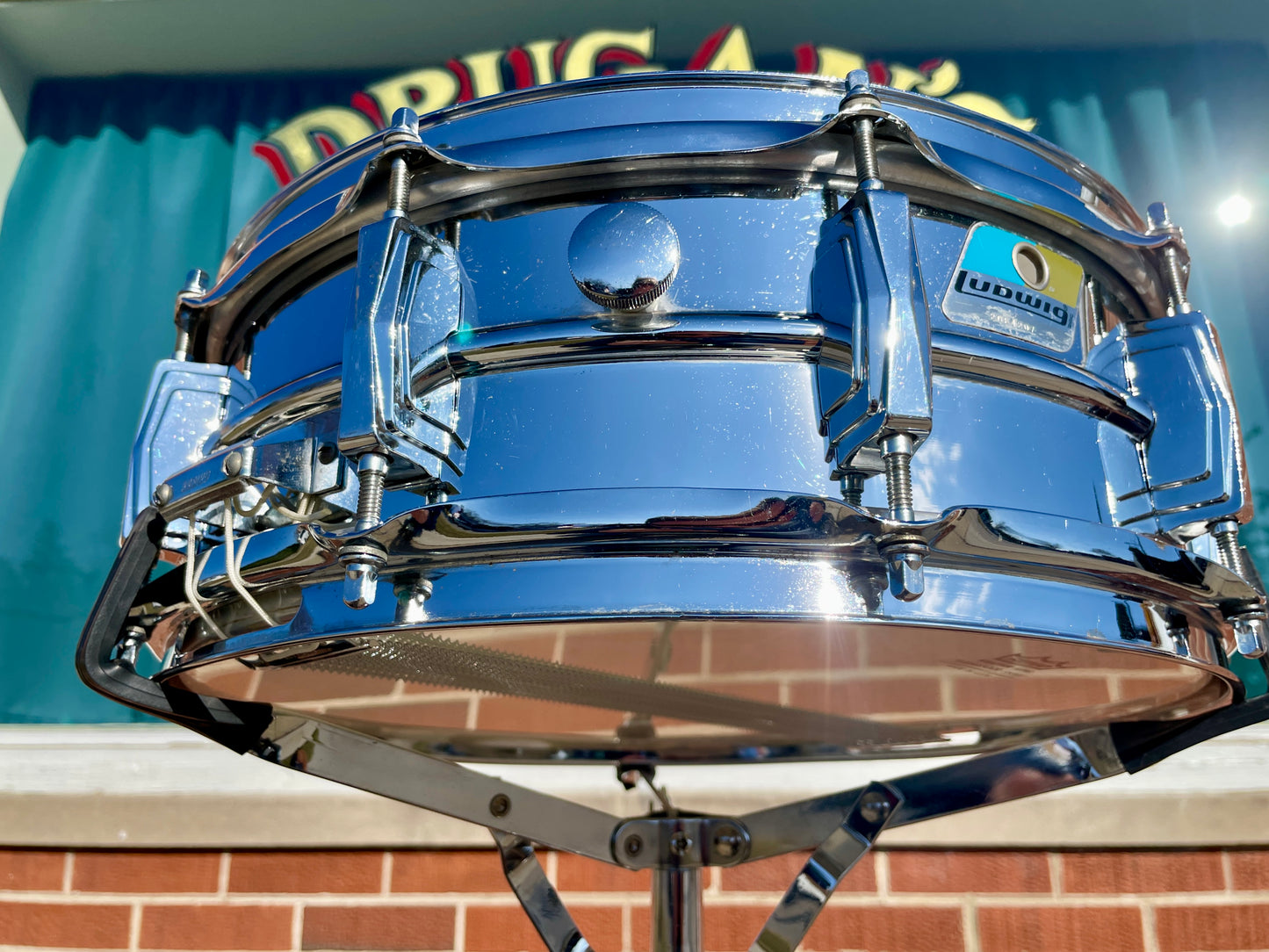 1970s Ludwig 5x14 Supraphonic LM400 Snare Drum