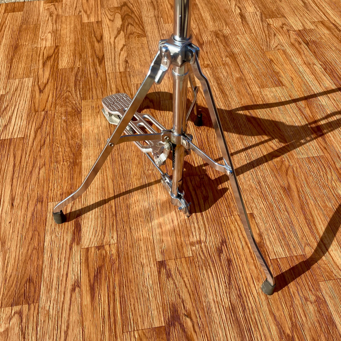 1960s Rogers Swiv-O-Matic No. 4402 Swan Leg Hi-Hat Stand w/ One-Piece Footboard