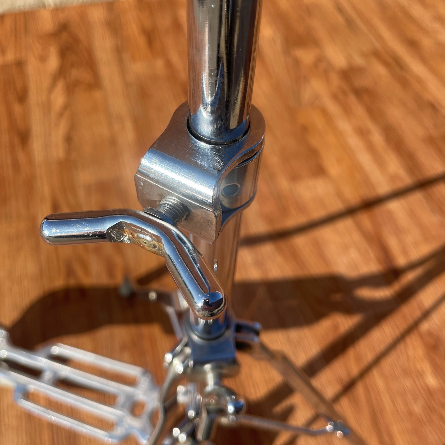 1960s Rogers Swiv-O-Matic No. 4402 Swan Leg Hi-Hat Stand w/ One-Piece Footboard