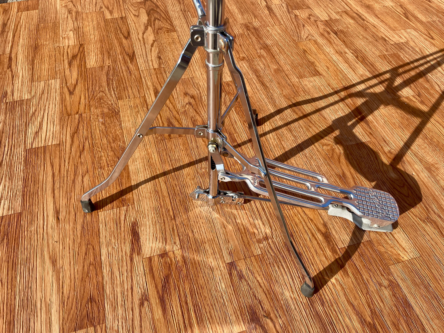 1960s Rogers Swiv-O-Matic No. 4402 Swan Leg Hi-Hat Stand w/ One-Piece Footboard