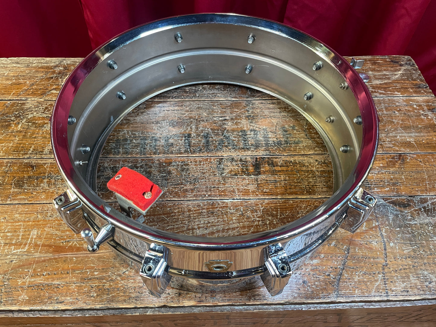 1964 Ludwig 5x14 LM400 Supraphonic Snare Drum w/ COB Hoops