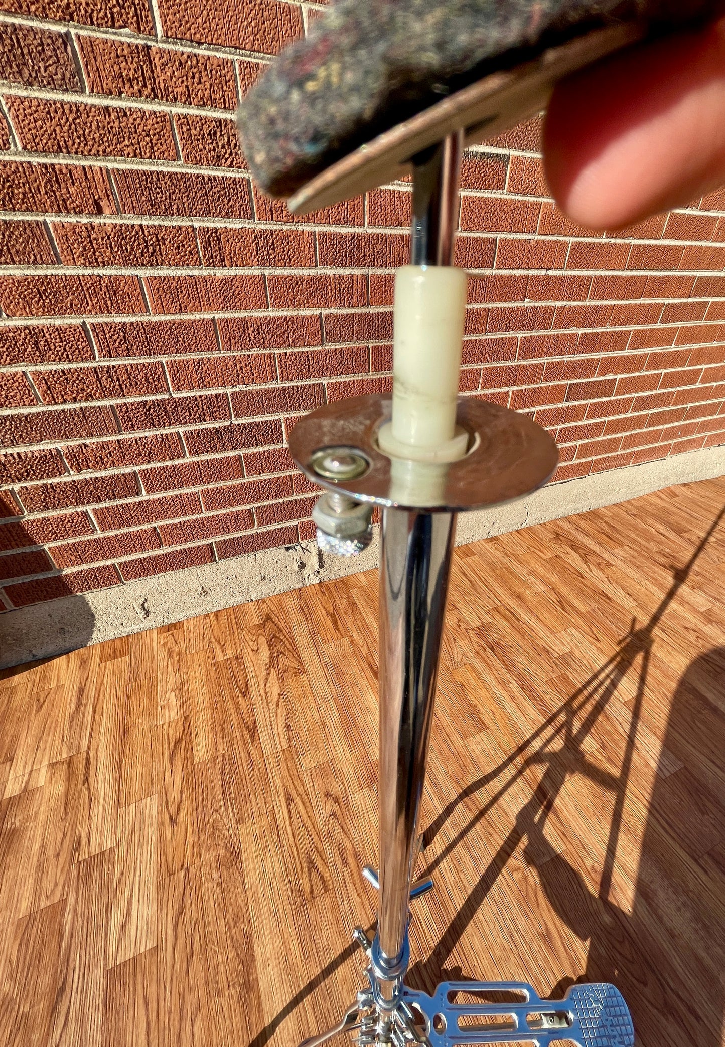 1960s Rogers Swiv-O-Matic No. 4402 Swan Leg Hi-Hat Stand w/ One-Piece Footboard