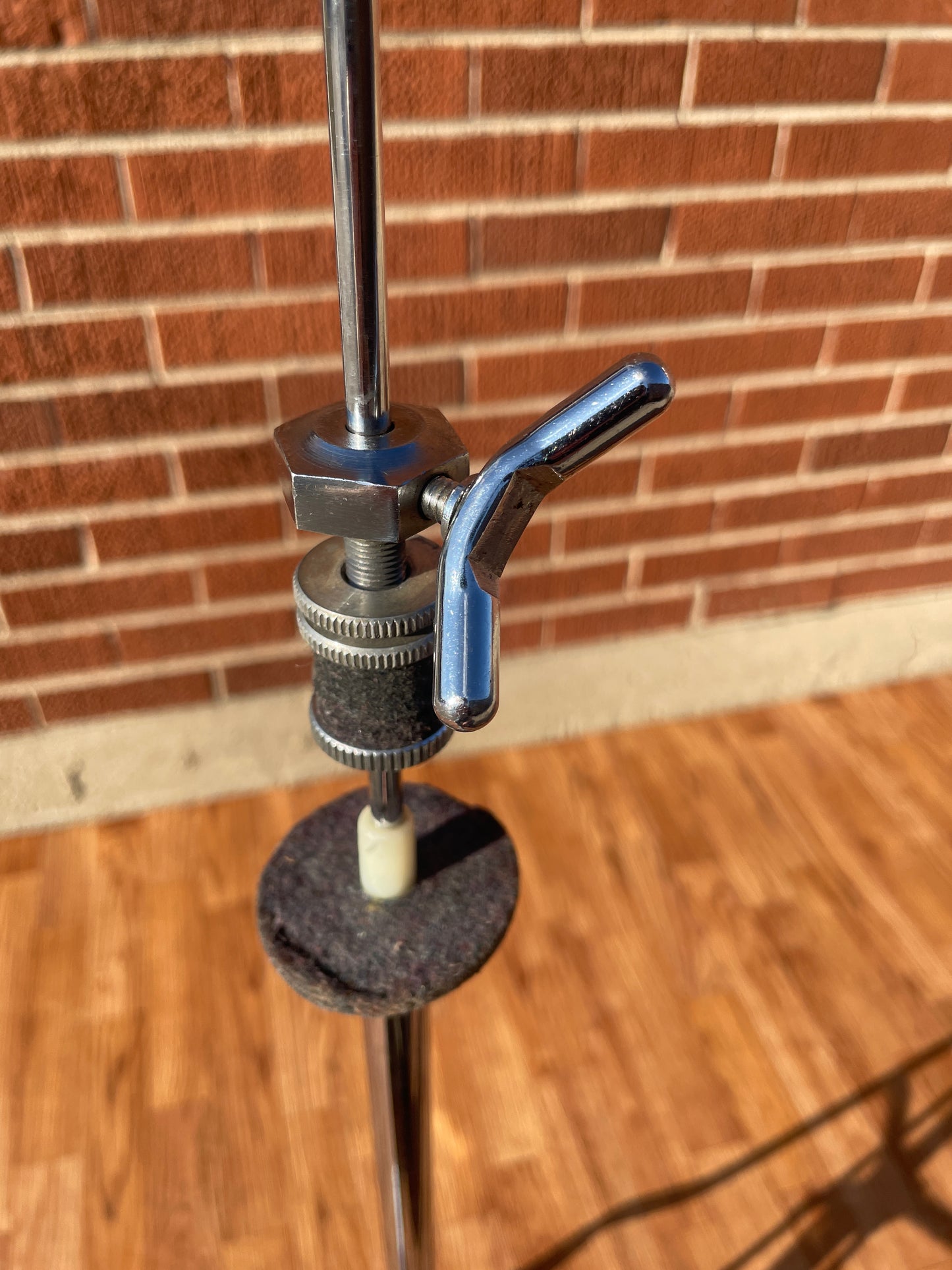 1960s Rogers Swiv-O-Matic No. 4402 Swan Leg Hi-Hat Stand w/ One-Piece Footboard