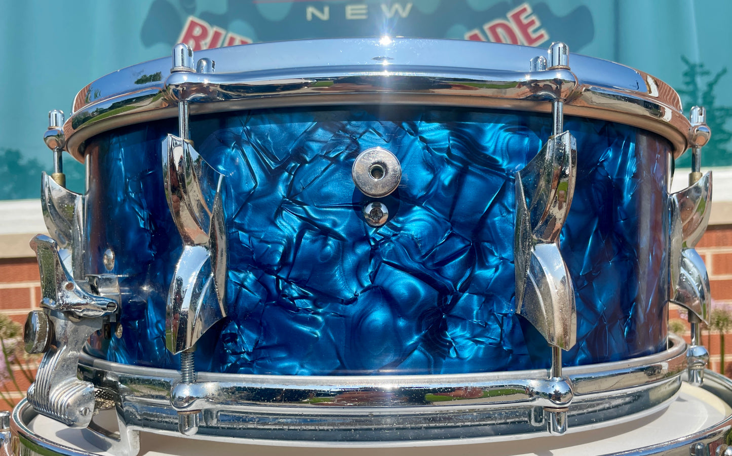 1960s Premier 54 Outfit Drum Set Blue Pearl 20/12/16 w/ 5.5x14 Snare