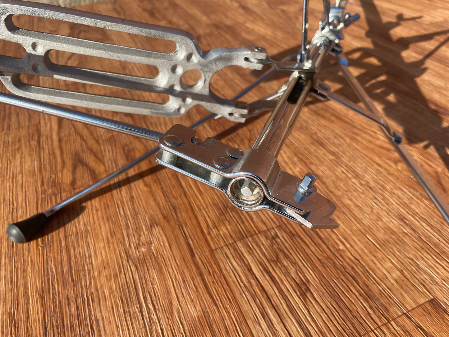 1960s Rogers Swiv-O-Matic No. 4402 Swan Leg Hi-Hat Stand w/ One-Piece Footboard