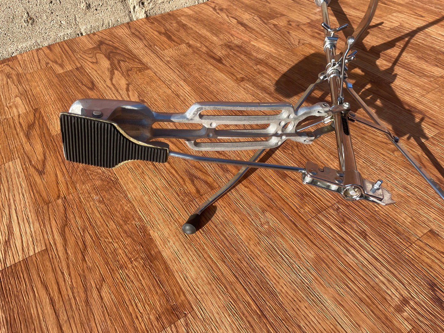 1960s Rogers Swiv-O-Matic No. 4402 Swan Leg Hi-Hat Stand w/ One-Piece Footboard