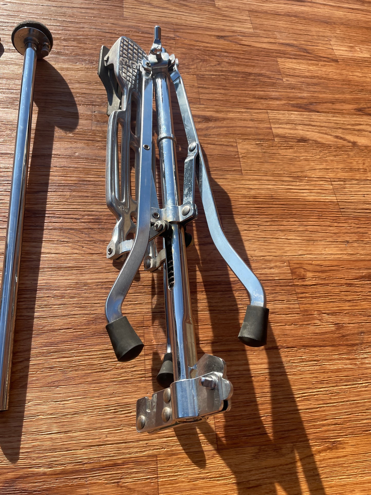1960s Rogers Swiv-O-Matic No. 4402 Swan Leg Hi-Hat Stand w/ One-Piece Footboard